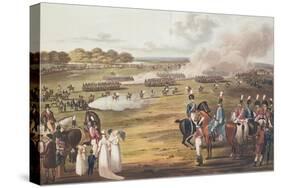 View of the London Volunteer Cavalry and Flying Artillery, 1805 (Colour Litho)-Charles Cranmer-Stretched Canvas