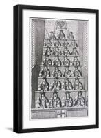 View of the Lord Mayor and Court of Aldermen, Depicted in 1681, (C195)-null-Framed Giclee Print