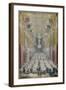 View of the Lord Mayor's Dinner at the Guildhall, City of London, 1828-George Scharf-Framed Giclee Print