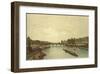 View of the Louvre from the Seine-G^Ph^ Benoist-Framed Art Print