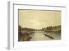 View of the Louvre from the Seine-G^Ph^ Benoist-Framed Art Print