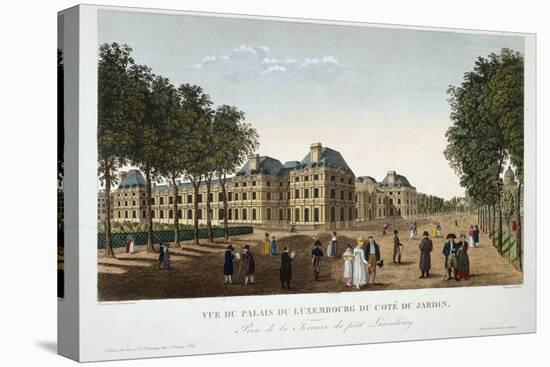 View of the Luxembourg Palace-Courvoisier and Fortier-Stretched Canvas