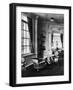 View of the Luxurious Reading Room Onboard the Titanic-null-Framed Photographic Print