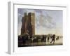 View of the Maas in Winter-Aelbert Cuyp-Framed Giclee Print