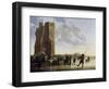 View of the Maas in Winter-Aelbert Cuyp-Framed Giclee Print