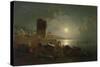 View of the Maiden Tower in Baku-Paul von Franken-Stretched Canvas