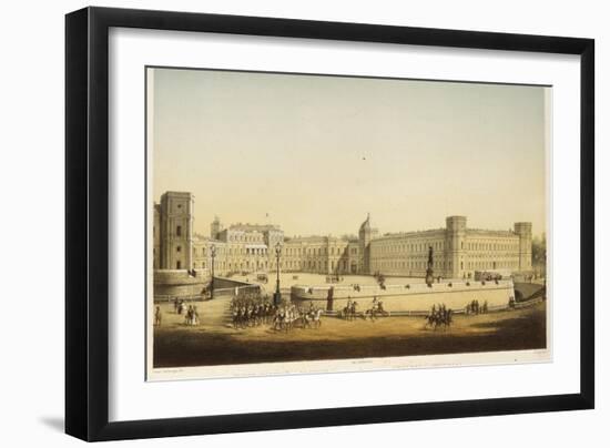 View of the Main Gatchina Palace, Mid of the 19th C-Carl Schulz-Framed Giclee Print
