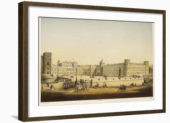 View of the Main Gatchina Palace, Mid of the 19th C-Carl Schulz-Framed Giclee Print