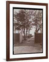 View of the Main House from the Stable Gates, on F.G. Bourne's Estate at Oa-Byron Company-Framed Giclee Print