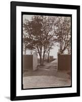 View of the Main House from the Stable Gates, on F.G. Bourne's Estate at Oa-Byron Company-Framed Giclee Print