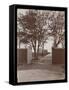 View of the Main House from the Stable Gates, on F.G. Bourne's Estate at Oa-Byron Company-Framed Stretched Canvas