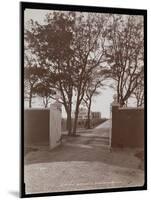 View of the Main House from the Stable Gates, on F.G. Bourne's Estate at Oa-Byron Company-Mounted Giclee Print