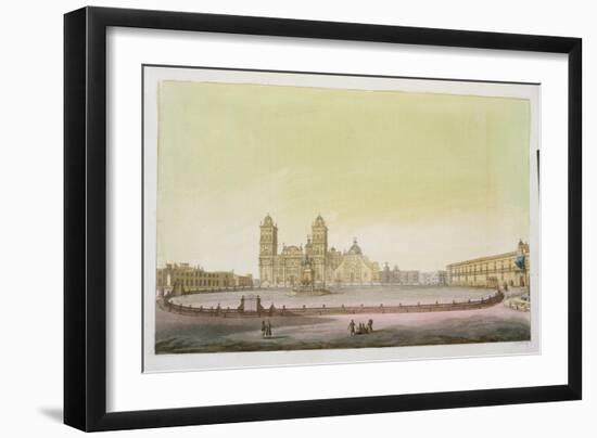 View of the Main Square in Mexico City-Tommaso Castellini-Framed Giclee Print