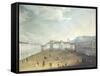 View of the Main Square of Quito, 1843-Apollonius Anian-Framed Stretched Canvas