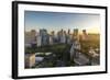 View of the Makati District in Manila at Sunrise, Philippines, Southeast Asia, Asia-Andrew Sproule-Framed Photographic Print