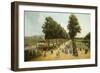 View of the Mall in St James's Park, 1709-10-Marco Ricci-Framed Giclee Print