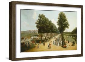 View of the Mall in St James's Park, 1709-10-Marco Ricci-Framed Giclee Print