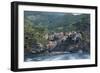 View of the Manarola, Riomaggiore, La Spezia, Liguria, Italy-null-Framed Premium Photographic Print