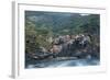 View of the Manarola, Riomaggiore, La Spezia, Liguria, Italy-null-Framed Photographic Print