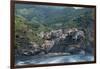View of the Manarola, Riomaggiore, La Spezia, Liguria, Italy-null-Framed Photographic Print