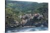 View of the Manarola, Riomaggiore, La Spezia, Liguria, Italy-null-Stretched Canvas