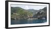 View of the Manarola, Riomaggiore, La Spezia, Liguria, Italy-null-Framed Photographic Print