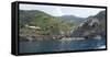 View of the Manarola, Riomaggiore, La Spezia, Liguria, Italy-null-Framed Stretched Canvas