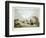View of the Manchester and Liverpool Railway Taken at Newton 1825-Charles Calvert-Framed Premium Giclee Print