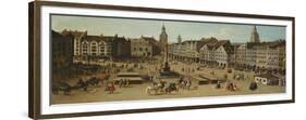 View of the Marienplatz, Munich, ca. 1750 (Detail)-Joseph Stephan-Framed Giclee Print