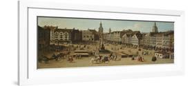 View of the Marienplatz, Munich, ca. 1750 (Detail)-Joseph Stephan-Framed Giclee Print