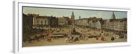 View of the Marienplatz, Munich, ca. 1750 (Detail)-Joseph Stephan-Framed Giclee Print