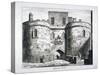 View of the Martin Tower, Tower of London, C1800-null-Stretched Canvas