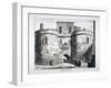 View of the Martin Tower, Tower of London, C1800-null-Framed Giclee Print