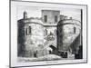 View of the Martin Tower, Tower of London, C1800-null-Mounted Giclee Print