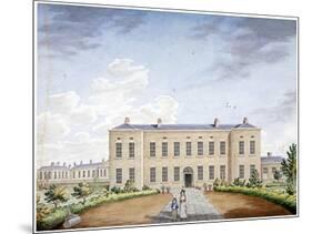 View of the Marylebone Infirmary on Marylebone Road, London, C1830-null-Mounted Giclee Print