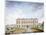 View of the Marylebone Infirmary on Marylebone Road, London, C1830-null-Mounted Giclee Print