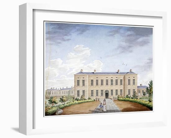 View of the Marylebone Infirmary on Marylebone Road, London, C1830-null-Framed Giclee Print