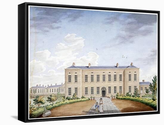 View of the Marylebone Infirmary on Marylebone Road, London, C1830-null-Framed Stretched Canvas