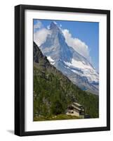 View of the Matterhorn, Switzerland-Carlos S?nchez Pereyra-Framed Photographic Print