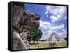 View of the Mayan site of Chichen Itza, Yucatan, Mexico-Greg Johnston-Framed Stretched Canvas