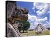 View of the Mayan site of Chichen Itza, Yucatan, Mexico-Greg Johnston-Stretched Canvas