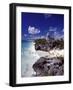 View of the Mayan site of Tulum, Yucatan, Mexico-Greg Johnston-Framed Photographic Print