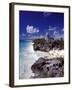 View of the Mayan site of Tulum, Yucatan, Mexico-Greg Johnston-Framed Photographic Print