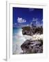 View of the Mayan site of Tulum, Yucatan, Mexico-Greg Johnston-Framed Photographic Print