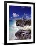 View of the Mayan site of Tulum, Yucatan, Mexico-Greg Johnston-Framed Photographic Print