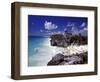 View of the Mayan site of Tulum, Yucatan, Mexico-Greg Johnston-Framed Photographic Print