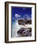 View of the Mayan site of Tulum, Yucatan, Mexico-Greg Johnston-Framed Photographic Print