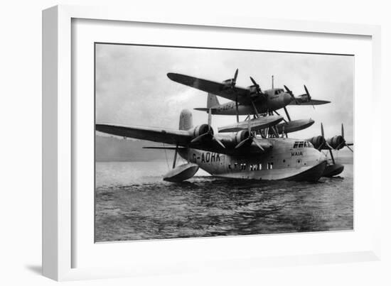 View of the Mayo Composite Plane MAIA-Lantern Press-Framed Art Print