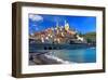 View of the Medieval Old Town of Cervo, Province of Imperia, Liguria, Italy-null-Framed Art Print