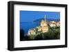 View of the Medieval Old Town of Cervo, Province of Imperia, Liguria, Italy-null-Framed Art Print